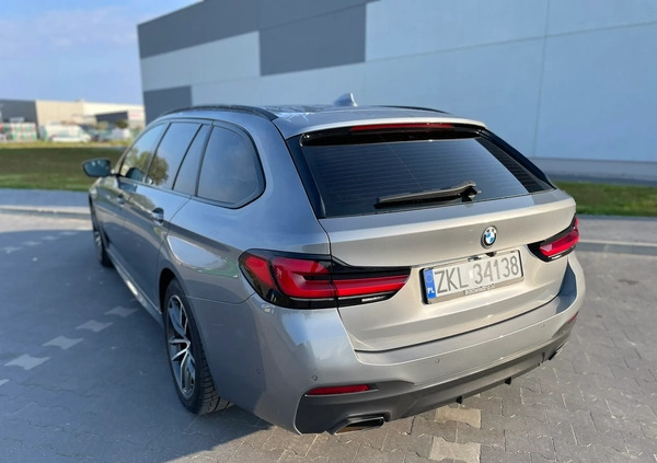 BMW Seria 5 cena 265000 przebieg: 40379, rok produkcji 2022 z Kołobrzeg małe 277